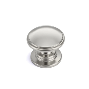 homdiy 5 Pack Brushed Nickel Cabinet Knobs Silver Drawer Knobs Kitchen Hardware for Bathroom, Cupboard, Furniture