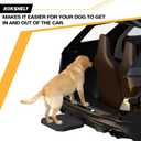 Pet Hitch Step for 2" Hitch Receiver, Dog Ramp for Car/Truck/SUV, Dog Hitch Step with HDPE Non-Slip Tread, Scratch-Resistant, No Tools Needed, for Dogs & Small Pets