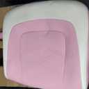 Sweetcrispy Computer Gaming Desk Chair - Ergonomic Lumbar Support Executive with PU Leather and Flip-up Armrest, Height Adjustable with 360 Swivel Wheels, Pink White, for Home and Office