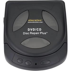 Aleratec Motorized DVD CD Cleaner Disc Repair System - Scratch Remover and Cleaner for CD Player Discs - Includes Solution - Portable Disc Cleaner for Restoring CDs, DVDs, and More