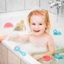 CUTE STONE Color Changing Play Kitchen Sink Toys, Children Electric Dishwasher Playing Toy with Running Water,Upgraded Real Faucet and Play Dishes,Pretend Role Play Toys for Kids Boys Girls