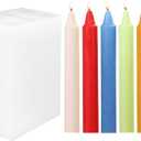 ZAKVOOR 6 Holes Candle Molds Long Cylinder Shape Silicone Resin Mould for Scented Candle Gypsum Resin Casting Clay Wax Handmade Crafts