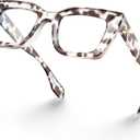 VISOONE Cat Eye Blue Light Blocking Glasses TR90 Anti-glare Women Calida (Cheetah Tortoise)