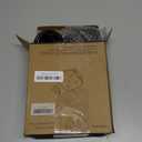 20 Ft Surge Protector Power Strip - 8 Widely Outlets with 4 USB Ports, 3 Side Outlet Extender with 20 Feet Extension Cord, Flat Plug, Wall Mount, Desk USB Charging Station, ETL, Black