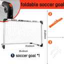 Soccer Goal, Small Foldable Goal for Kids, Kids Goals for The Backyard/Indoor/Outdoor, Mini Soccer Toys Gifts for Children