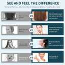 Filtered Shower Head with Handheld,High Pressure 6 Spray Mode Showerhead with Filters,Detachable Shower Head, Water Softener Filters Beads for Hard Water -Remove Chlorine (Brushed Nickel)