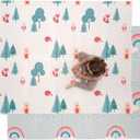 JumpOff Jo Foldable Foam Play Mat – Large Waterproof Baby & Toddler Activity Floor Mat, Double-Sided 70 x 59 Inch Play Surface