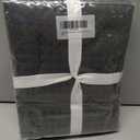 PurpleEssenecs Shower Curtain - Waffle Textured Heavy Duty Thick Fabric Shower Curtains for Bathroom, Luxury Weighted Cloth Bath Curtain - Fall Thanksgiving - 72" W x 72" L - Pack of 1 - Steel Grey