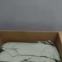 Extra Wide 100 Inch Linen Curtains for Living Room Divider Light Filtering Semi Sheer Back Tab Patio Curtains for Sliding Door Sage Green Coastal Decor Sunroom Floor to Ceiling Window Curtain 100x84