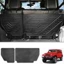 REFORM DESIGN Rear Seat Back Cover Backrest Protectors Compatible with 2011-2018 Jeep Wrangler JK JKU 4 Door Accessories (Not Fit in 2 Door & JL)
