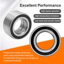 Front Wheel Bearings & Seals Circlip Dust Seal Replacement for Honda Fourtrax 300 TRX300FW 4x4 1988 1990-2000