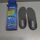 Plantar Fasciitis Feet Insoles Arch Supports Orthotics Inserts Relieve Flat Feet, High Arch (Mens 7-7 1/2 | Womens 9-9 1/2) (Gray)