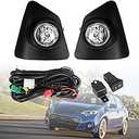 1 Pair Front Fog Lights Assembly Replacement for Toyota Corolla S SE 2014 2015 2016 Left and Right Side with Bezel Switch 8148102480 8148202470