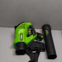 Leaf Blower Cordless, 650CFM Electric Leaf Blowers with 2 x 5.2Ah Batteries and Charger, 3 Speed Modes, 1 x Adjustable Shoulder Strap, Powerful Blowers for Lawn Care, Patio, Dust, Blowing Leaves