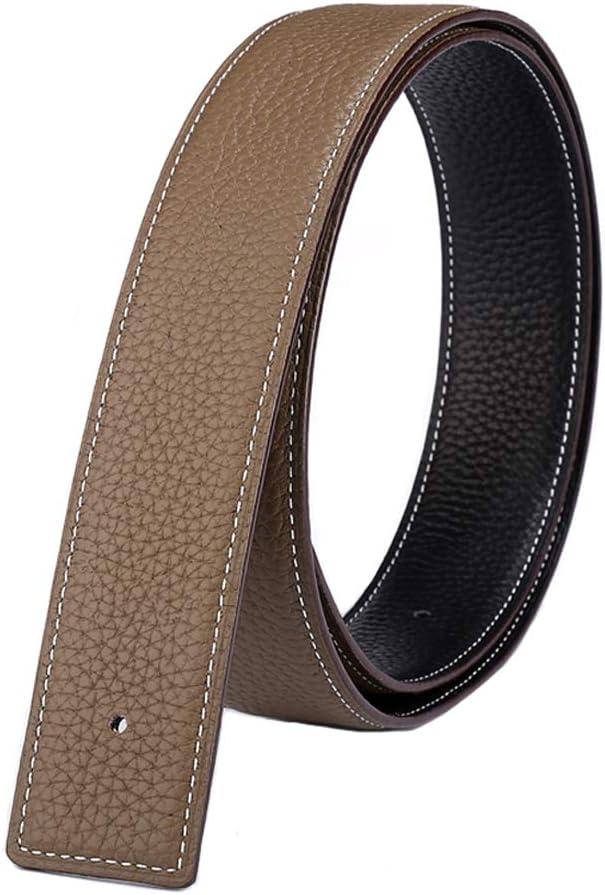 Vatee's Reversible Genuine Leather Belts For Men/Women Replacement Belt Strap Without Buckle 1.25"/1.34"/1.5" Wide (113: Black / Khaki) Vatee's Reversible Genuine Leather Belts For Men/Women Replacement Belt Strap Without Buckle 1.25"/1.34"/1.5" Wide (113: Black / Khaki)