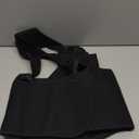 Back Brace Posture Corrector for Men & Women, Upgraded Full Back Support with Adjustable Shoulder Straightener and Waist Support Straps, Breathable Back Brace for Office Work, Long Sitting & Daily Wear, Comfortable Posture Support for Upper & Lower Back Small (Black)