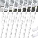 15 Pcs 3ft Long Wavy Foam Closure Strips for Metal Roofing Corrugated Panel Roofs Sealing Gaps at Ridges Edges Wave Seams Weatherproof Absorbing White Strips for Roof Maintenance Repair Protection