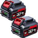2-Pack 9.0Ah Replacement for Dewalt 20v/60v Flexvolt Battery Compatible with Dewalt 60V Battery DCB609 DCB606 DCB612 Cordless Tools