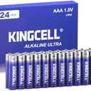 KINGCELL AAA Batteries 24 Pack, Alkaline Triple A Batteries High-Performance AAA Batteries with Ultra Long-Lasting Power for Household Device