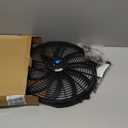 labwork 16" Electric Radiator Fan HIGH 3000+CFM Thermostat Wiring Switch Relay KIT Black