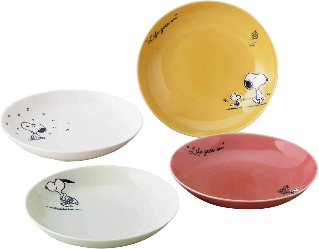 Peanuts SN610-184 Season Pasta Plates, Set of 4