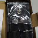 Nilight - 90027B 2PCS LED Light Bar Horizontal Bar Clamp Mounting Kit Fit on 0.75" 1" 1.25" Bull Bars Roof Racks Roll Cages for ATV UTV and Trucks, Black