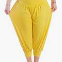 AvaCostume Modal Cotton Soft Yoga Sports Dance Harem Capri Pants Size M