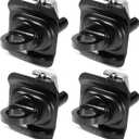AUTOBABA Truck Bed Tie Down Anchors Compatible with 2014-2025 Chevy Silverado GMC Sierra 2015-2025 Chevy Colorado GMC Canyon Truck Bed Tie Downs - 4PCS Replacement Accessories 23146899
