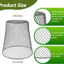 Anothera 10Pcs Chicken Wire Cloche Plant Covers, 9.29.2 Inches Plant Protectors from Animals, Metal Garden Plant Cages for Outdoor Plants, Keep Rabbits, Squirrels, Birds Out