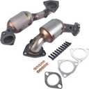 Pair Left+Right Front Catalytic Converter Set Replacement for Ford Explorer Taurus Lincoln MKS MKT 3.5L 19533+19534