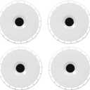 HubCap Compatible For Tesla Model 3 Full Encirclement Auto Wheel Cover Reduce Wind Resistance Hub Cap Car Accessories 2017-2022 2023(Whte 4pcs for M3)