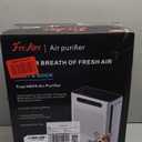 Air Purifiers for Home Large Room Up to 2600 Ft, HEPA Air Purifier with Washable Filter & Air Quality Display, Powerful Turbo Mode Air Cleaner for Pet Hair Odors Smoke Dust, HAP605 (White)