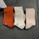 Hyacinth Hyaline Honeycomb Style Woman Socks 3 Pairs Set, Medium