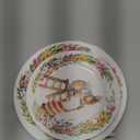 8 Pcs Easter Salad Plates Bunny Dishes 8" 10" Melamine Easter Dinnerware Sets Assorted Designs Ceramic-like Spring Rabbit Plates for Dinner Salad Dessert Birthday Party Supplies(8 Inch)