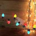 STOBAZA 50 Pack Outdoor String Light Hooks  Clear Adhesive Light Clips for Patio & Deck, Waterproof Christmas LED Hangers, Damage-Free Wire Holders for Gutter, Fence & Windows