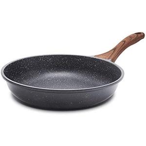 Amazon.com: SENSARTE Nonstick Frying Pan Skillet, Swiss Granite Coating Omelette Pan, Healthy Stone Cookware Chef's Pan, PFOA Free (8/9.5/10/11/12.5 Inch) (9.5 Inch): Home & Kitchen