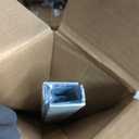 100% Blackout PVC Light Blocking Strips for Window Shades and Blinds, Block Light Along The Sides of Blackout Blinds, Easy to Install. (White 58" 2pc), 58 inches x 1.6 inches