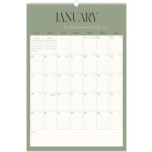 GuassLee Large Wall Calendar 2026-2027,22"x 15" Vertical Jumbo Desktop/Wall Calendar from Jan. 2026 to Jun. 2027,18-Month Hanging Planner with Julian Date for Office Home Organizing