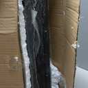 PROLEE Bearded Dragon Tank with Leg Stand 81 Gallons, Wooden Lizard Tank,Reptile Tank with Metal Mesh Roof Door, Acrylic Panel Snake Tank with Lock Design (Black, 48"x20"x20")