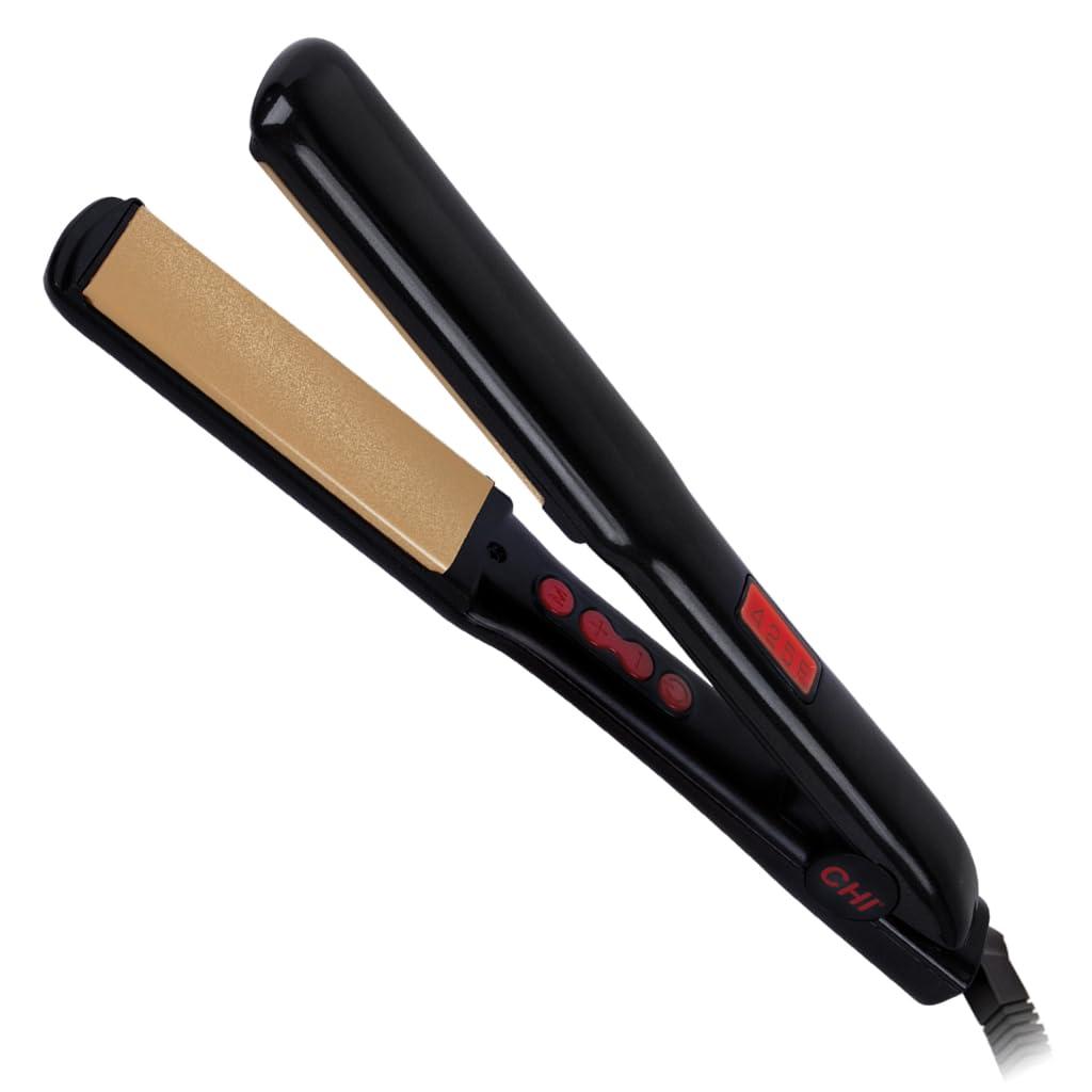 CHI G2 Titanium Infused Ceramic 1.25" Flat Iron Hair Straightener, Digital Temperature Control, Color-Coded Heat Settings for All Hair Types, Fast Heat-Up & Smooth Frizz-Free Finish