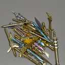 Ancient Sword Pens, 24 Pcs Cool Sword Shaped Gel Ink Pens in 12 Styles, Novelty Plastic Sword Pens Gifts for Christmas, Birthday