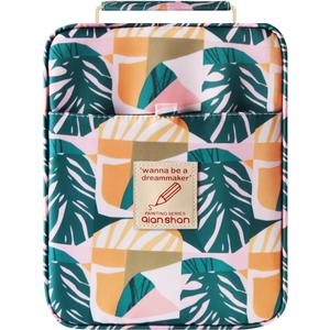 qianshan Pencil Case Holder Slot -Holds 202 Colored Pencils or 136 Gel Pens with Zipper Closure - Large Capacity Pen Organizer for Watercolor Pens or Markers - Perfect for Artist.Large Leaves