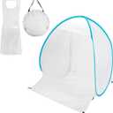 Portable Paint Tent for Spray Painting, Small Airbrush Pop-up Shelter Booth Station Complete with Storage Bag and 3 Disposable Aprons