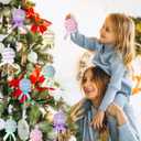 6pcs Candyland Christmas Decorations, Lollipop Hanging Candy Cane Christmas Tree Decor, Xmas Birthday Party Wedding Supplies Decoration, Christmas Ornaments Crafts (6, Round Lollipop)