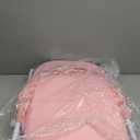 Dream On Me Karley Portable Infant Bassinet, Double Mesh Canopy, Pink