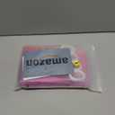 Imirell Blue and Pink Abstract Shower Curtain 60Wx72H Inches Watercolor Modern Contemporary Colorful Blocks Oil Print Aesthetic Minimalist Fabric Waterproof Polyester with 12 Pack Hooks Plastic