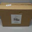 LeRatio Ceramic Dinnerware Sets for 4,Round Reactive Glaze Ceramic Plates and Bowls Set,Highly Chip and Crack Resistant | Dishwasher & Microwave Safe Dishes Set,Service for 4 (12pc)Kahki