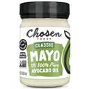Chosen Foods Classic Mayo, 12 Fl Oz - 100% Pure Avocado Oil-Based Mayonnaise - Non-GMO, Gluten-Free, Keto Friendly - 355mL Glass Jar (Pack Of 1) BBD:11/10/26