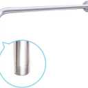 Shower Arm with Flange, 27.5 Inches Wall Mount Replacement Angle Shower Head Extension Arm Wall-Mounted For Fixed Shower Head & Handheld Showerhead Chrome