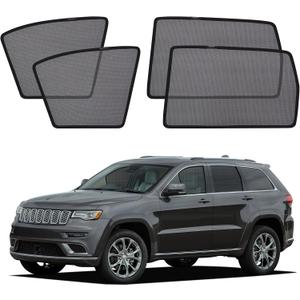 XCBYT Car Window Shades for 2014-2020 Grand Cherokee (Not for Grand Cherokee L) Sun Shade for Car Baby Side Window with Breathable Mesh Blocking 99% UV Glare and Privacy Protection for Safe Driving